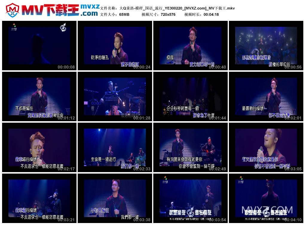 大Q秉洛-模样_国语_流行_YE300220